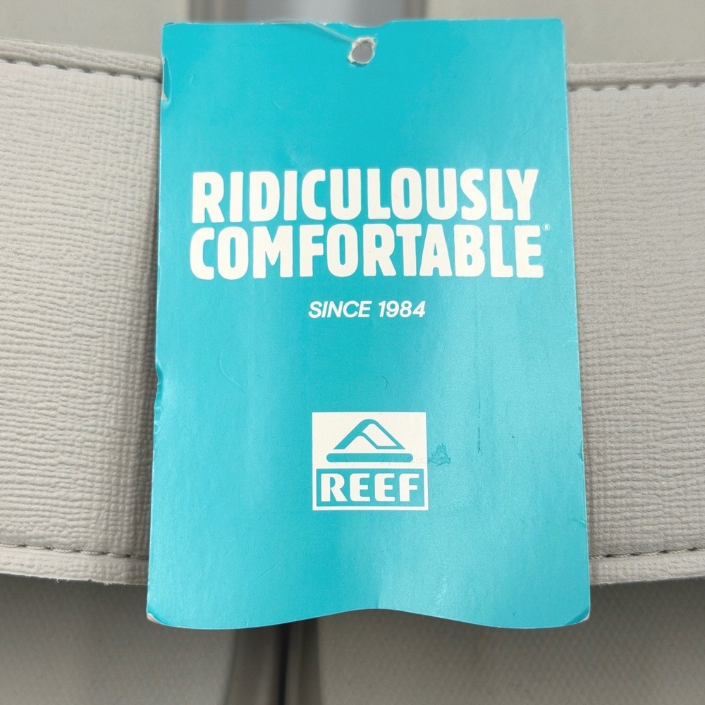 Reef Cushion Bondi Bay Sandals Womens 11 Fog Grey NWT Platform Slide CJ5591 - Picture 11 of 14